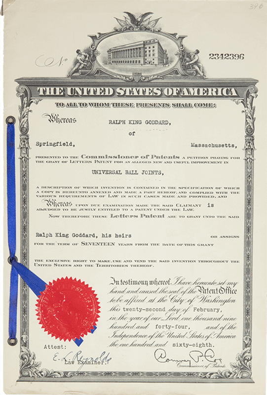 1867 Patent document design example